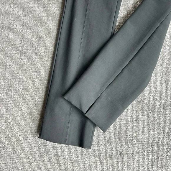 NWOT Vince Bobbi High-Rise Stitch-Seam Ponte Dark Grey Legging Pants, Size XS